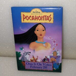 Pocahontas promotional button